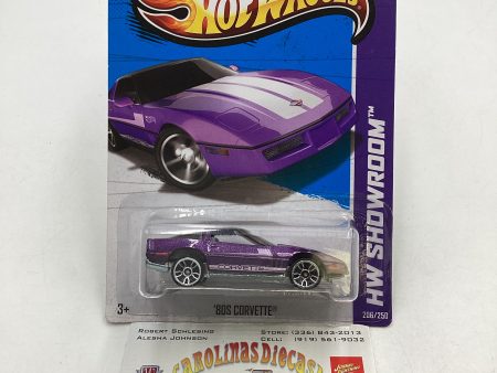 2013 Hot Wheels #206 80’s Corvette Purple 2C Online Hot Sale