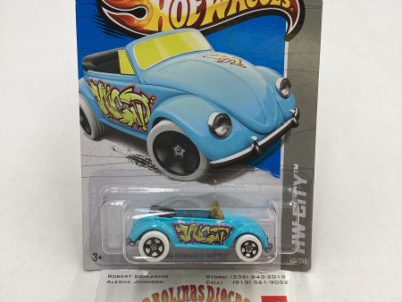 2013 Hot Wheels #40 Volkswagen Beetle Light Blue 95G Online now