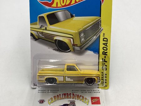 2014 Hot wheels #136 83 Chevy Silverado Yellow Online Sale