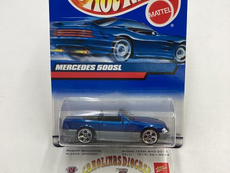 2000 Hot Wheels #134 Blue Mercedes 500 SL 92E For Discount