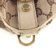 Gucci 131326 GG Canvas x Leather Beige Women s Shoulder Bag Sale