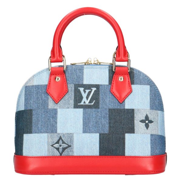 LOUIS VUITTON Alma BB Monogram Shoulder Bag Blue Ladies Online now