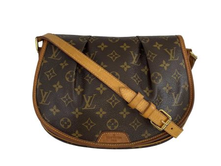 LOUIS VUITTON - Monogram Menilmontant PM - Brown   Tan Shoulder Bag Online Hot Sale