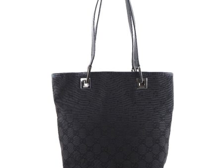 Gucci 31244 GG Canvas Black Ladies Handbag Hot on Sale