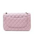 Chanel Lavender Lambskin Jumbo Classic Flap Hot on Sale