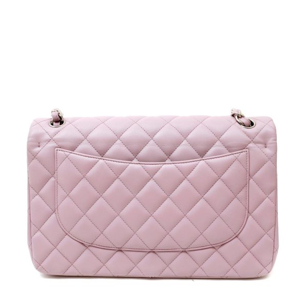 Chanel Lavender Lambskin Jumbo Classic Flap Hot on Sale