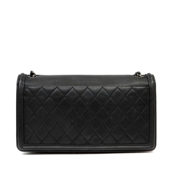 Chanel Black Leather and Resin Special Edition Brick Bag Cheap