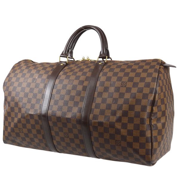 LOUIS VUITTON Keepall 50 Travel Duffle Handbag Damier N41427 78488 For Sale