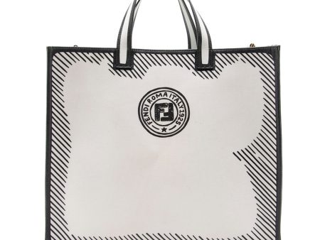 Fendi Coated Canvas Vetrifi Shopping Small Tote Online now