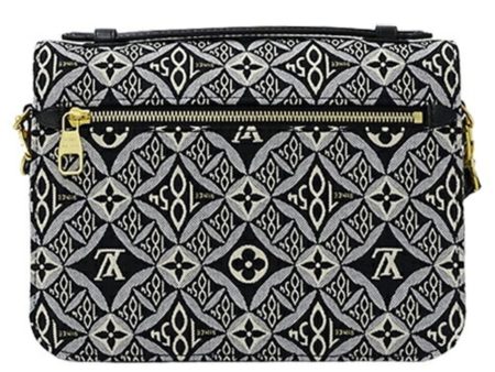 LOUIS VUITTON Bag Monogram Jacquard SINCE 1854 Ladies Handbag Shoulder Pochette Metis MM Gray M57272 2020 Collection Discount