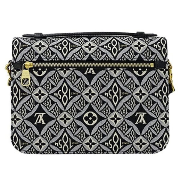 LOUIS VUITTON Bag Monogram Jacquard SINCE 1854 Ladies Handbag Shoulder Pochette Metis MM Gray M57272 2020 Collection Discount