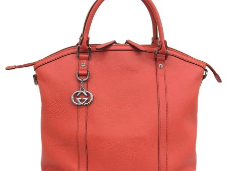 Gucci 2WAY bag leather red 339551 Online Sale