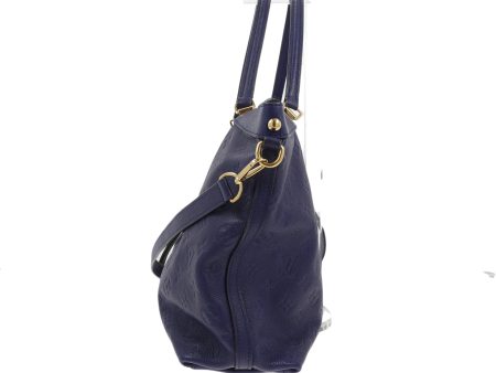 LOUIS VUITTON Bastille Shoulder Bag in Blue Leather Cheap