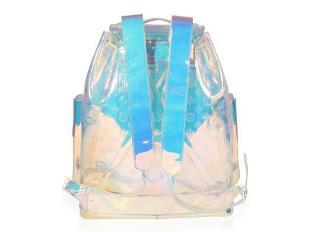 LOUIS VUITTON x Virgil Abloh PVC Prism Christopher Backpack For Discount