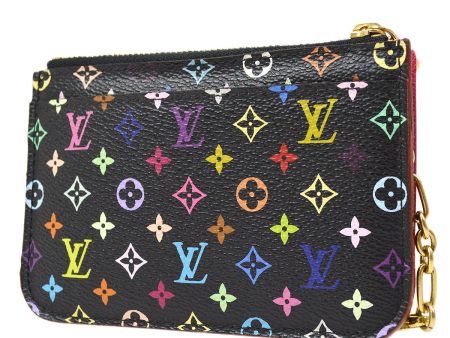 LOUIS VUITTON★ 2012 POCHETTE CLES COIN CASE MULTICOLOR M93735 ao32731 Hot on Sale