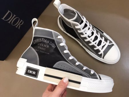 Christian Dior B23 Black and White HIGH-TOP SNEAKER Online Sale