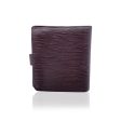 LOUIS VUITTON Brown Epi Leather Compact Wallet Coin Purse For Discount