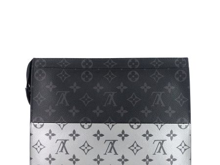 LOUIS VUITTON Voyage MM Monogram Eclipse Split Pochette Discount