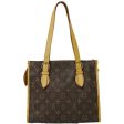 LOUIS VUITTON Bag Monogram Women s Tote Shoulder Popin Cool M40007 Brown Cheap