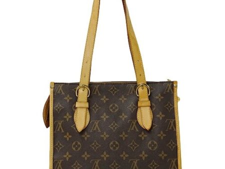 LOUIS VUITTON Bag Monogram Women s Tote Shoulder Popin Cool M40007 Brown Cheap