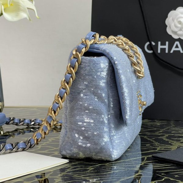 Chanel 19 sequin Flap Bag Fashion