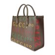 GUCCI 100th Anniversary Tote Bag 680956 Leather Brown Multicolor 2WAY Handbag Shoulder Online Hot Sale