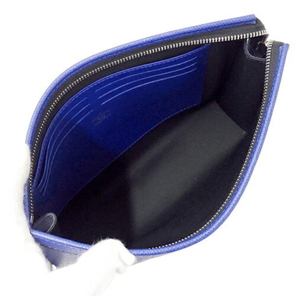 LOUIS VUITTON Bag Taiga Men s Clutch Second Pochette Voyage MM Cobalt M30575 Blue Hot on Sale