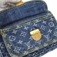 LOUIS VUITTON★ BUM BAG WAIST POUCH INDIGO MONOGRAM DENIM M95347 ao32927 Fashion