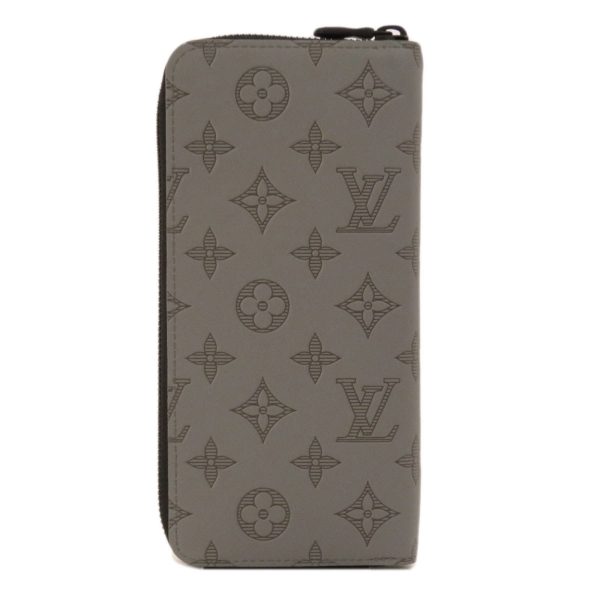 LOUIS VUITTON M81384 Zippy Vertical Monogram Shadow Long Wallet Canvas Men s Sale