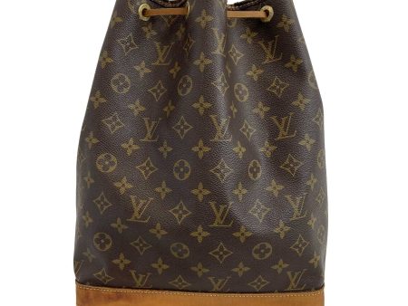 LOUIS VUITTON - Monogram Noe - Brown   Tan Canvas Bucket Bag For Cheap