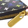 LOUIS VUITTON★ 2012 POCHETTE CLES COIN CASE MULTICOLOR M93735 ao32731 Hot on Sale