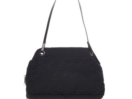 Fendi Zucca Canvas Shoulder Bag For Cheap