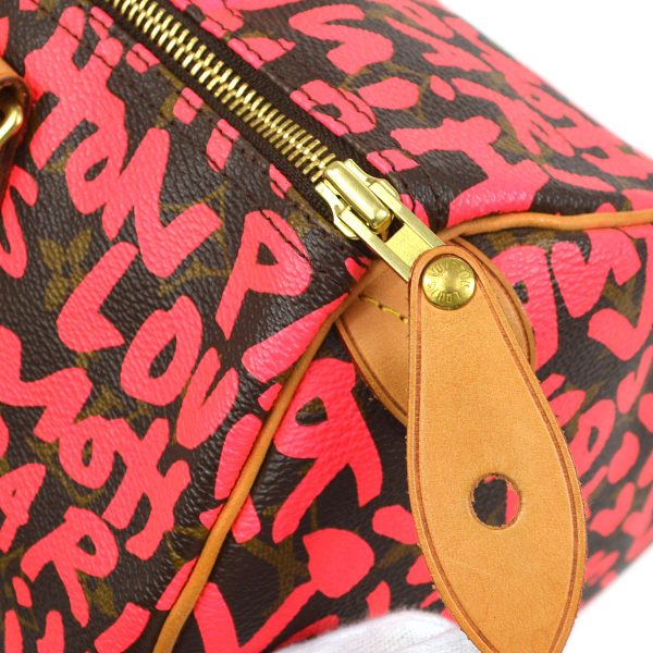 LOUIS VUITTON★ 2009 SPEEDY 30 MONOGRAM GRAFFITI M93704 A46525k on Sale