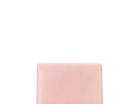 LOUIS VUITTON Twist Pink Epi Leather Compact Wallet Hot on Sale