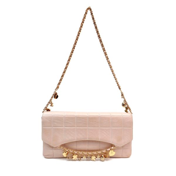 Chanel Blush Lambskin Lucky Charms Chain Flap Bag Fashion