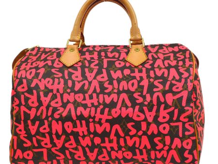 LOUIS VUITTON★ 2009 SPEEDY 30 MONOGRAM GRAFFITI M93704 A46525k on Sale