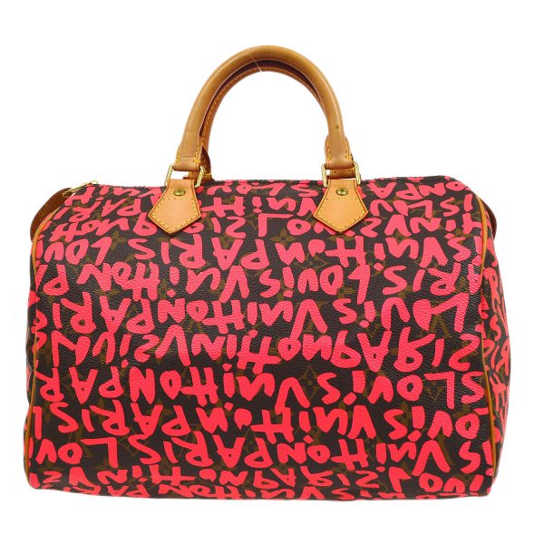 LOUIS VUITTON★ 2009 SPEEDY 30 MONOGRAM GRAFFITI M93704 A46525k on Sale