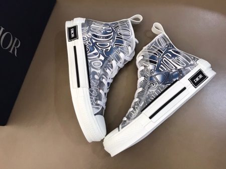 Christian Dior B23 CANVAS HIGH-TOP SNEAKER Fashion