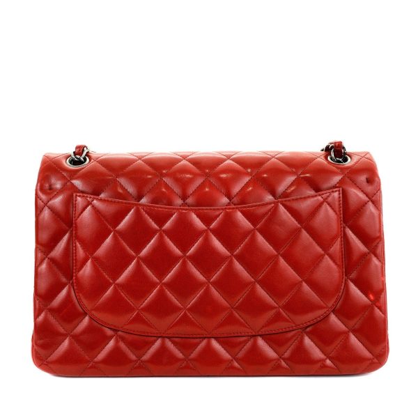 Chanel Lipstick Red Lambskin Jumbo Classic Supply