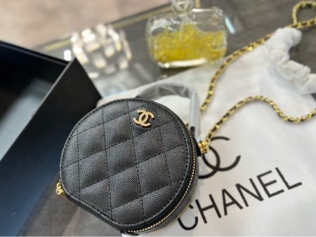 Black leather Chanel crossbody Supply