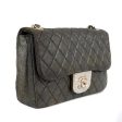 Chanel Metallic Black and Gold Crystal Flap Bag Supply