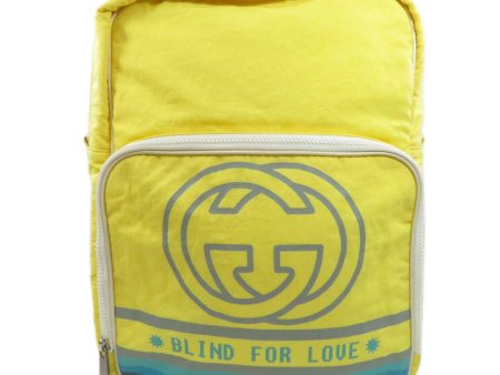 Gucci 536724 Blind for Love Interlocking G Backpack Daypack Nylon Material Ladies GUCCI Cheap