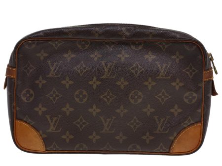 LOUIS VUITTON Monogram Compiegne 28 Clutch Bag M51845 LV Auth rd4714 Sale