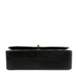 Chanel Black Lambskin Real Princess Diana Classic Medium with Gold Hardware Supply