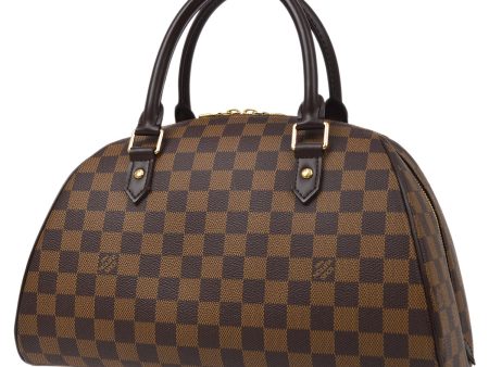 LOUIS VUITTON★ RIVERA MM HAND BAG DAMIER EBENE N41434 60732 Discount