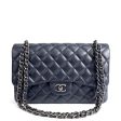 Chanel Navy Caviar Jumbo Classic Fashion