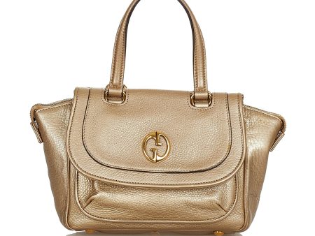 Gucci 1973 Leather Handbag on Sale