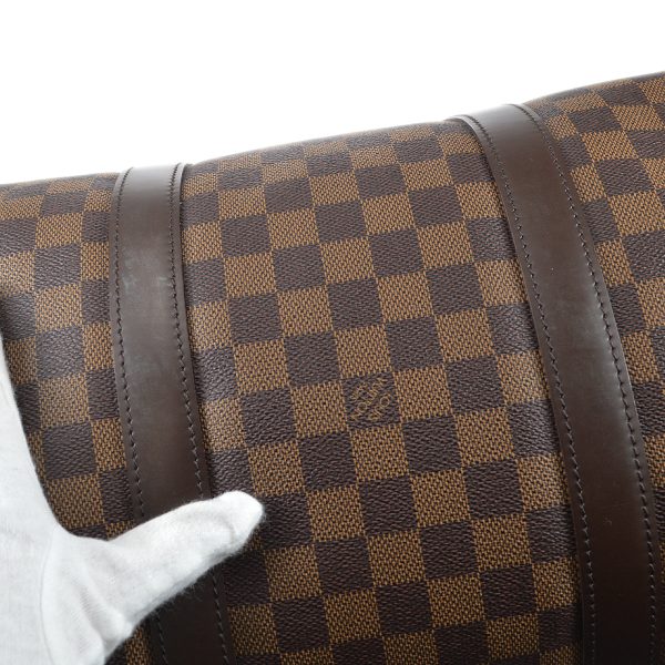 LOUIS VUITTON Keepall 50 Travel Duffle Handbag Damier N41427 78488 For Sale