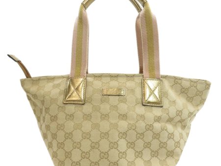 Gucci 131228 GG Handbag Canvas Ladies GUCCI For Sale