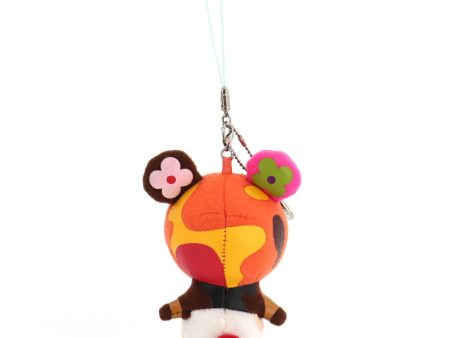 LOUIS VUITTON Petit Panda Charm Keychain Mobile Strap Multicolor Takashi Murakami Fashion